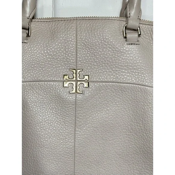 Tory Burch Purse Ivy Slouchy Satchel Bedrock Leather Expandable Bag -Miss STRAP - Picture 3 of 16